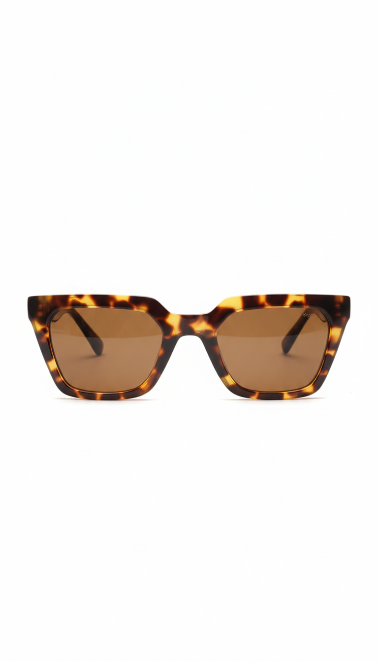 Lunair Gradient Luxe Sunglasses Leopard Print