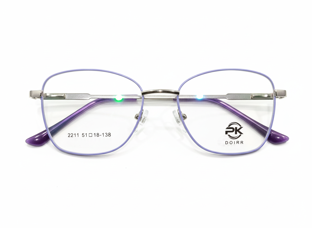 Eyezaar Premium Blue-Purple Blend Glasses for Women | Model: EYEZAAR-0007