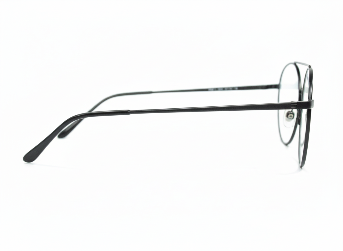 Eyezaar Premium Gunmetal Round Glasses for Men & Women | Model: EYEZAAR-0010