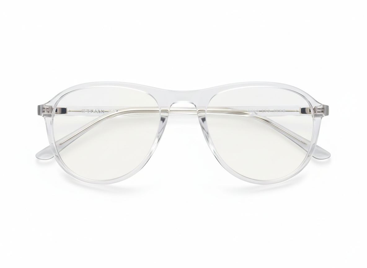 Eyezaar Premium Crystal Clear Glasses for Men & Women (Multi Colors) | Model: EYEZAAR-0013