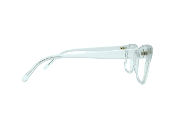 Eyezaar Premium Transparent & Gold Glasses for Men & Women | Model: EYEZAAR-0008