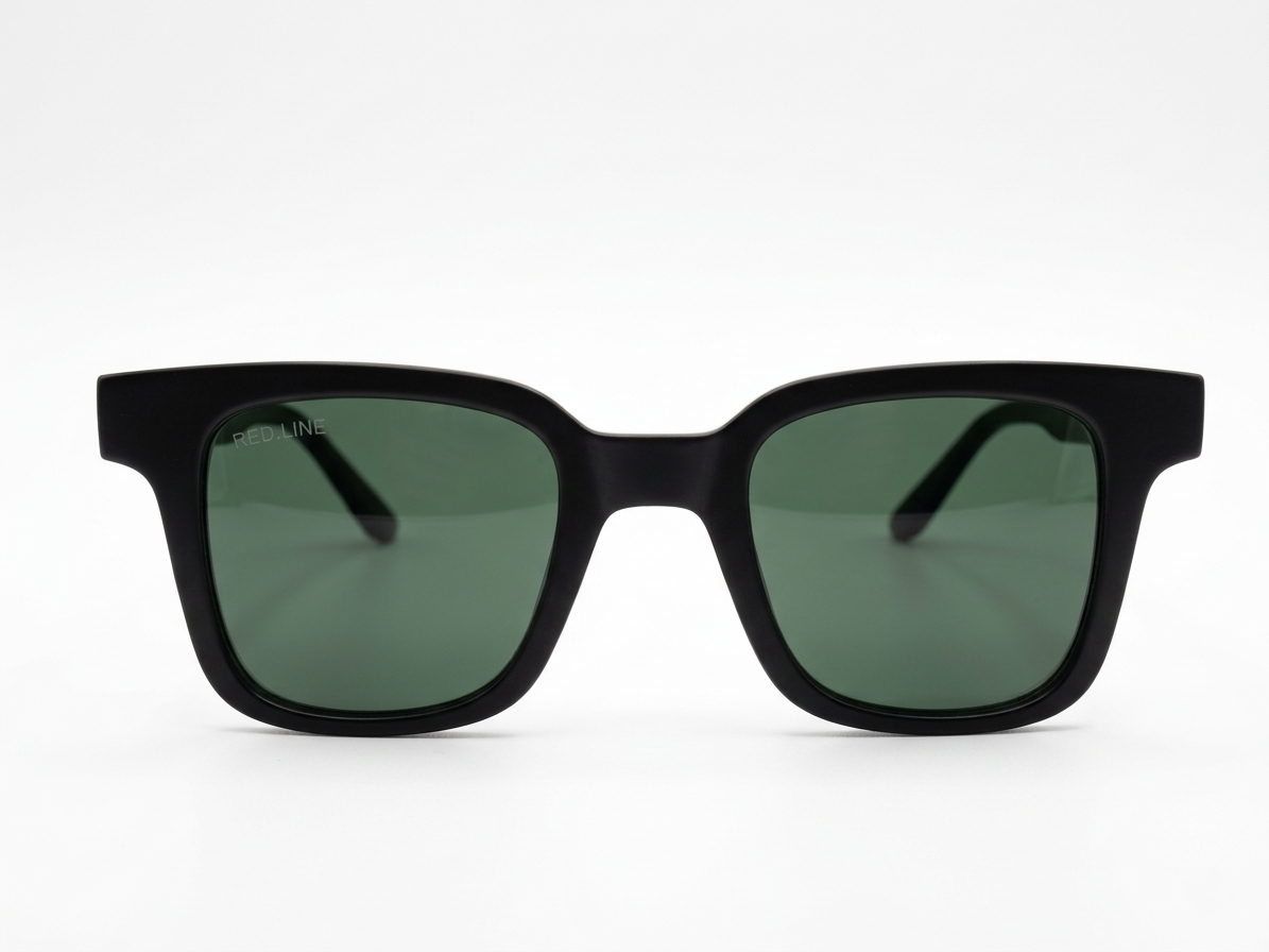 Eyezaar Modern Square Black Sunglasses for Men & Women | Model: EYEZAAR-0020